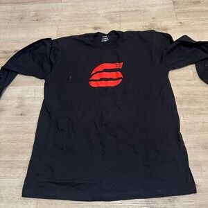 TB12 Tom Brady 6 Super Bowls‎ Mens Long Sleeve Shirt Black Sz L Football